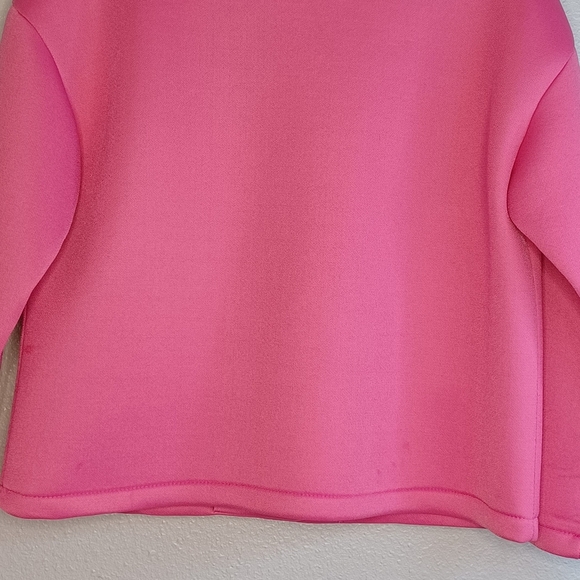 Margot Paris Hot Pink Sz M Button Down Front Jacket - Picture 8 of 12